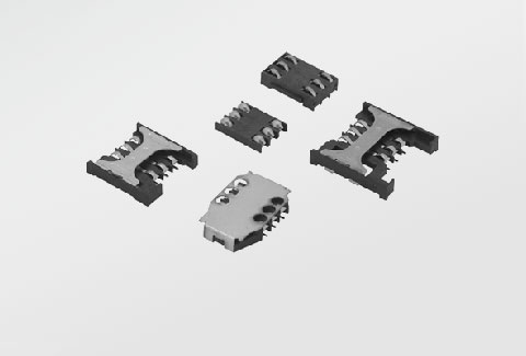 Card and socket connectors